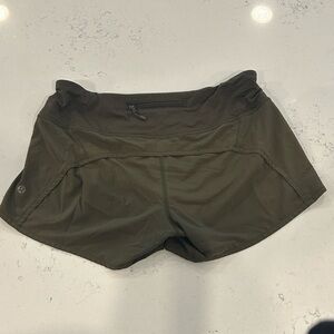 lululemon athletica Dark Green Athletic Shorts